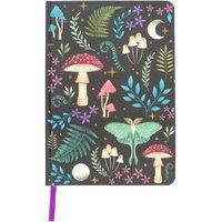 Something Different Forest Print A5 Notebook in Black