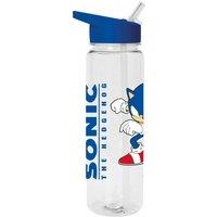 Sonic the Hedgehog Gotta Go Fast Plastic Water Bottle in Blue