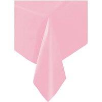 Unique Party Plastic Rectangular Party Table Cover in Light Pink