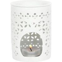 Something Different Matte Cut Out Oil Burner in White
