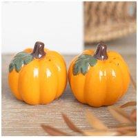 KDMD Pumpkin Salt & Pepper Shakers - Autumn & Halloween Table Decor in Orange