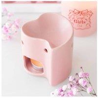 KDMD Pink Heart Oil Burner - Diffuse Fragrance with Love & Style