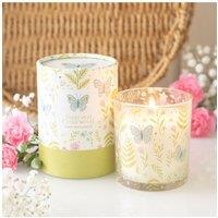 KDMD Luna Bloom Butterfly Sage & Cedarwood Candle - Tranquil Gift in White