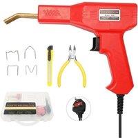 Nordara Hot Stapler Plastic Welding Gun Car Bumper Repair Kit in Red