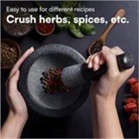 Nordara Large Pestle & Mortar Set in Grey | Size: 100 cm