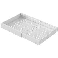 Nordara White Cabinet Organizer Extendable Slide Out Drawer Kitchen Storage | Size: 100 cm x 100 cm