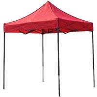 Nordara red 2x2m Replacement Garden Canopy Cover | Size: 1000L