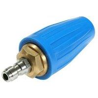 Nordara 4000PSI High Pressure Washer Turbo Nozzle Rotating Spray Tip 1/4 Tool in Blue