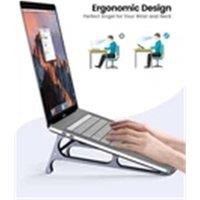 Nordara 15-17.4 Vertical Laptop Stand Aluminium in Silver