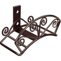 Nordara Wall Mounted Garden Hosepipe Reel Hanger Holder Storage in Brown