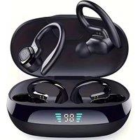 Nordara TWS Wireless Bluetooth Sports Earphones Ear Hook Bass Earbuds in Black