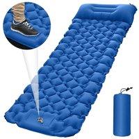 Nordara Inflatable Mat Camping Sleeping Self Inflating Mattress in Blue