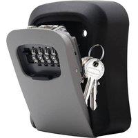 Nordara Key Safe Box Wall Mounted Outdoor in Black