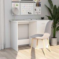 Berkfield Home Desk White 100x50x76 cm Engineered Wood | Size: 100 x 50 x 76 cm