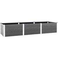 Berkfield Home Garden Raised Bed Grey 300x100x54 cm WPC | Size: 300 x 100 x 54 cm