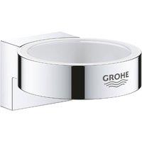 Grohe Holder For Glass/Dish/Dispenser Chrome - 41027000 - Stylish Bathroom in Metallic Silver