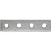 Unifix Flat Plate 4 Hole Bracket 40 x 168 HDG - Box of 50 in Silver