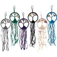 KDMD Tree of Life Dreamcatcher - 12cm (assorted) - (Set of 6)