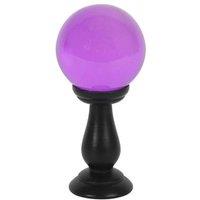 KDMD Small Purple Crystal Ball on Stand