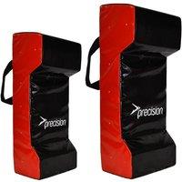 Precision Double Wedged Punch Shield 90cm x 36cm x 18cm in Black | Size: 90 cm x 36 cm x 18 cm