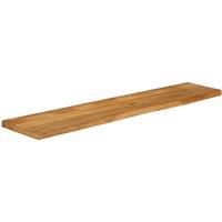 Berkfield Home Table Top Live Edge 140x40x3.8 cm Solid Wood Mango in Brown