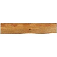 Berkfield Home Table Top Live Edge 160x30x3.8 cm Solid Wood Mango in Brown