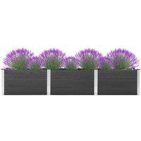 Berkfield Home Garden Raised Bed 300x50x54 cm WPC Grey | Size: 300 x 50 x 54 cm