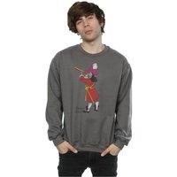 Peter Pan Men's Classic Captain Hook Heather Sweatshirt in Charcoal | Size: Medium
