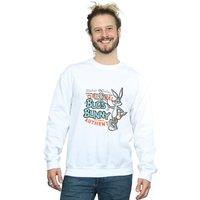 Looney Tunes Men's Bugs Bunny Vintage Sweatshirt in White | Size: Small