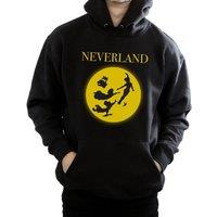 Disney Men's Peter Pan Moon Silhouettes Hoodie in Black | Size: Large