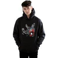 Disney Men's Nightmare Before Christmas Ghosts Of Jack Hoodie in Black | Size: Small