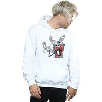 Disney Men's Nightmare Before Christmas Ghosts Of Jack Hoodie in White | Size: 3XL