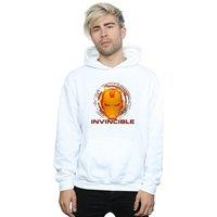 Marvel Men's Avengers Iron Man Invincible Hoodie in White | Size: Medium