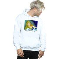 Disney Princess Men's Sleeping Beauty Five More Minutes Hoodie in White | Size: Large