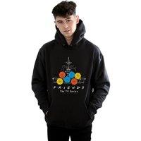 Friends Men's Fountain & Umbrellas Hoodie in Black | Size: XL