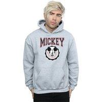 Disney Men's Mickey Mouse New York Seal Hoodie in Grey | Size: XL