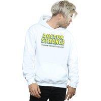 Marvel Men's Doctor Strange AKA Stephen Vincent Strange Hoodie in White | Size: 5XL