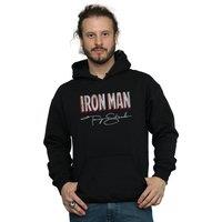 Marvel Men's Iron Man AKA Tony Stark Hoodie in Black | Size: 5XL