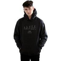 Looney Tunes Men's Bugs Bunny Evolution Hoodie in Black | Size: Medium