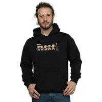 Looney Tunes Men's Porky Pig Colour Code Hoodie in Black | Size: Small