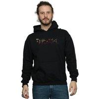 Looney Tunes Men's Wile E Coyote Colour Code Hoodie in Black | Size: XL