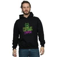 Marvel Men's Hulk Smash Hoodie in Black | Size: Large