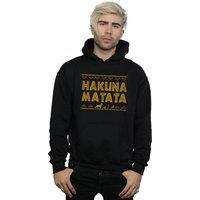 Disney Men's The Lion King Hakuna Matata Hoodie in Black | Size: 2XL