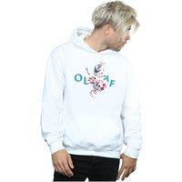 Disney Men's Frozen 2 Olaf Leaf Jump Hoodie in White | Size: 2XL