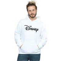 Disney Men's Mickey Mouse Head Logo Hoodie in White | Size: XL