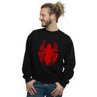 Spider-Man Men's Emblem Logo Sweatshirt in Black | Size: Small