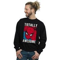 Spider-Man Men's Totally Awesome Sweatshirt in Black | Size: Small