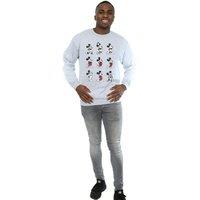 Disney Men's Mickey Mouse Evolution Sweatshirt in Grey | Size: Medium