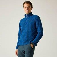 Regatta Men's Thompson Marl Lightweight Half Zip Fleece in Bright Blue | Size: Medium