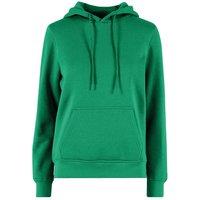 Build Your Brand Women's Basic Hoodie in Green | Size: XL